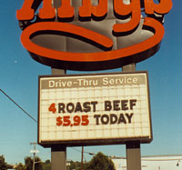 Arbys Sign