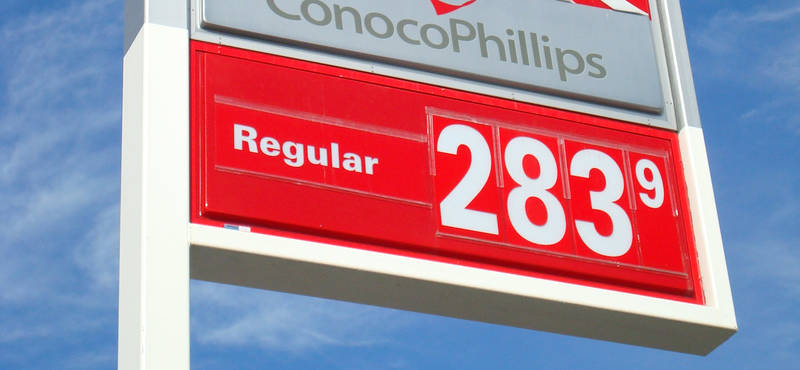Readerboard Reverse Gas Price Numbers